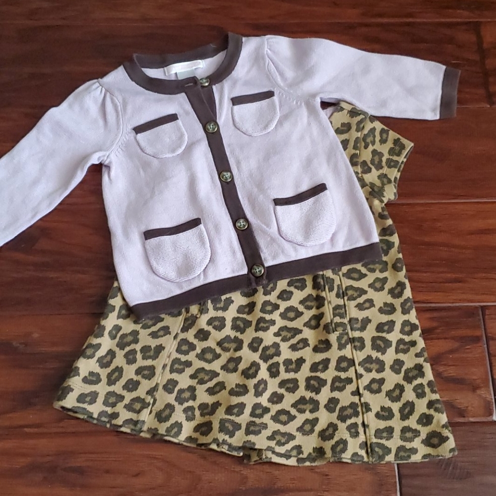 Janie and jack dress and sweater